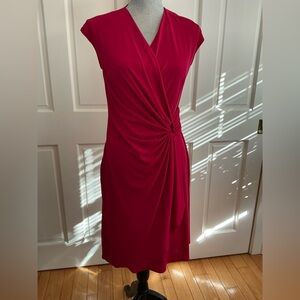 Tommy Bahama Women’s Red Twist-Detail Wrap Dress